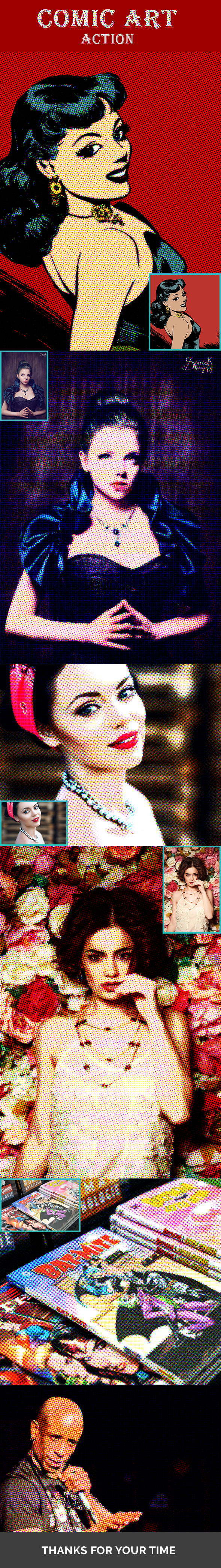 Pro Comic Art Action - Photo Effects Actions
