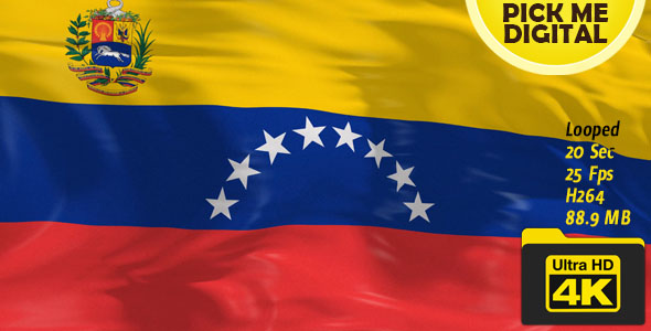Venezuela Flag 4K alt