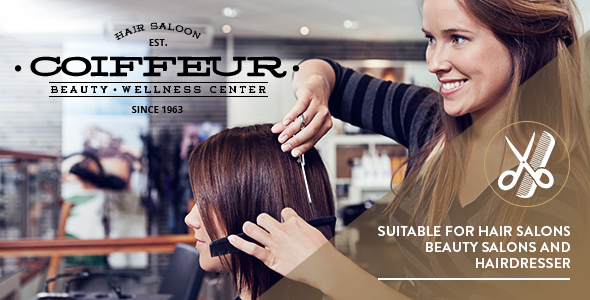 Coiffeur - Hair Salon WordPress Theme - Health & Beauty Retail