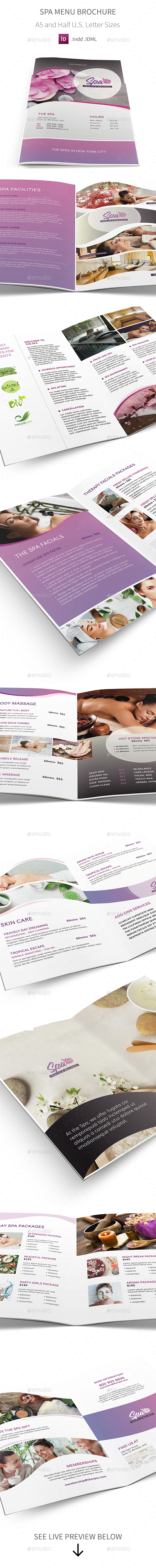 Spa Menu Brochure 2