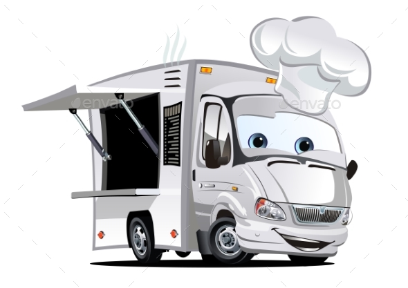 Cartoon Food Truck