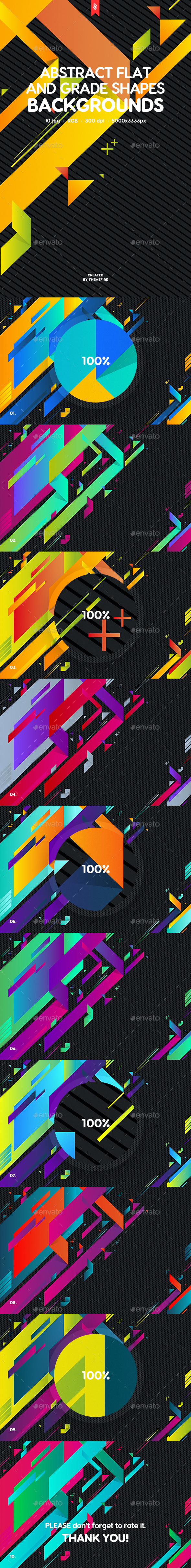 GraphicRiver Abstract Flat and Grade Shapes Backgrounds 20397573 GraphicRiver Abstract Flat and Grade Shapes Backgrounds 20397573