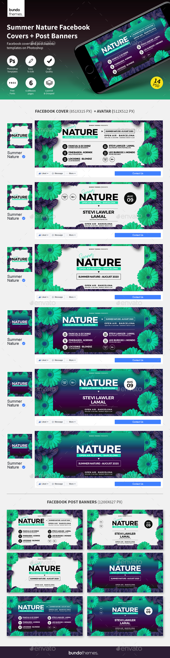 Summer Nature Facebook Covers and Banners - Facebook Timeline Covers Social Media