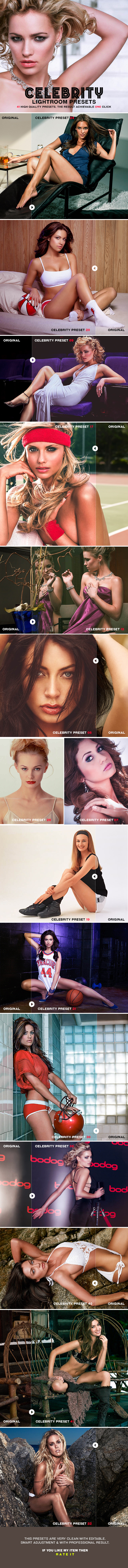 Celebrity Lightroom Presets - Lightroom Presets Add-ons
