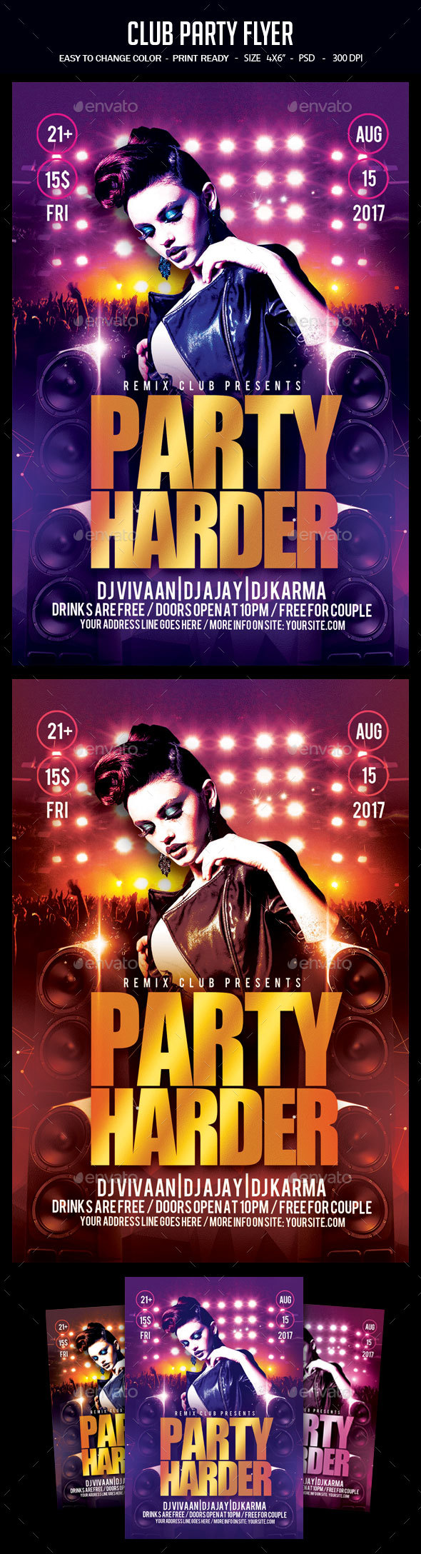 Club Party Flyer - Clubs & Parties Events