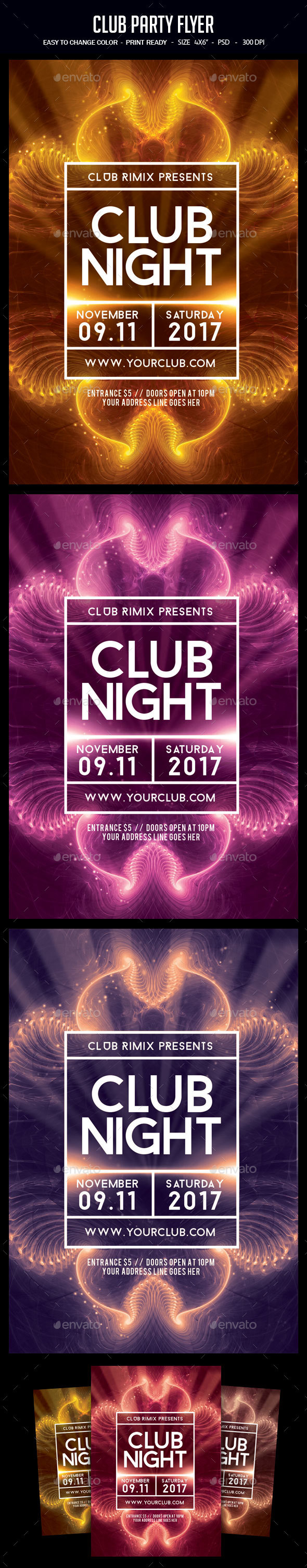 Club Party Flyer - Clubs & Parties Events