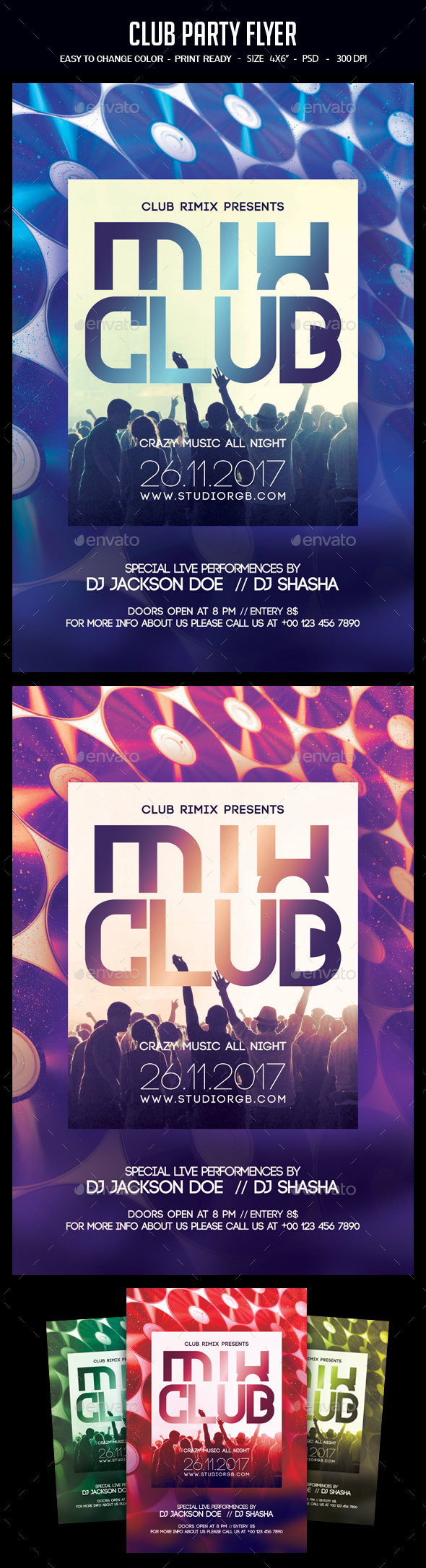 Club Party Flyer - Clubs & Parties Events
