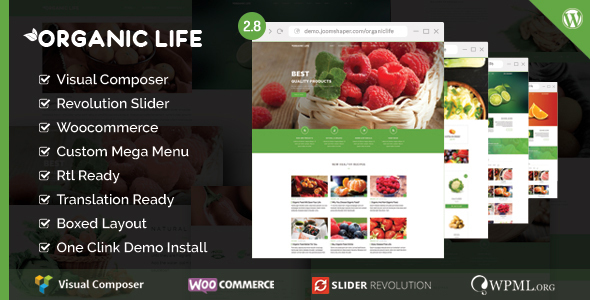 Organic Life - Ecology & Environmental Theme - Nonprofit WordPress
