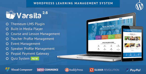 Varsita - Education Theme, A Learning Management System for WordPress - Education WordPress
