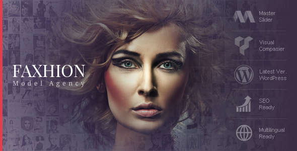 Faxhion - Model Agency WordPress Theme - Fashion Retail