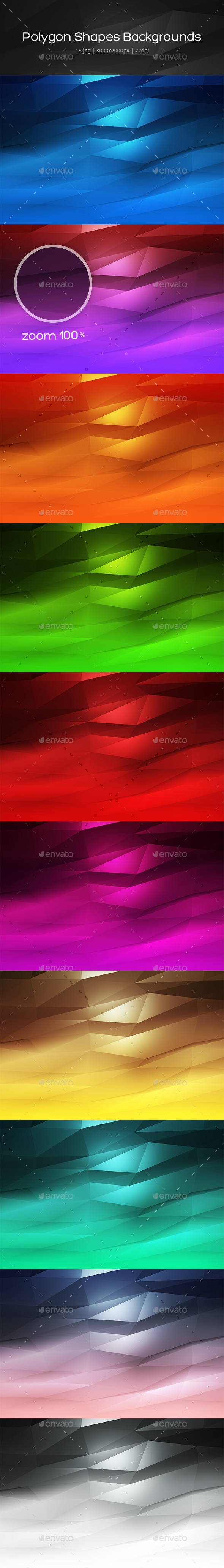 Polygon Shapes Backgrounds