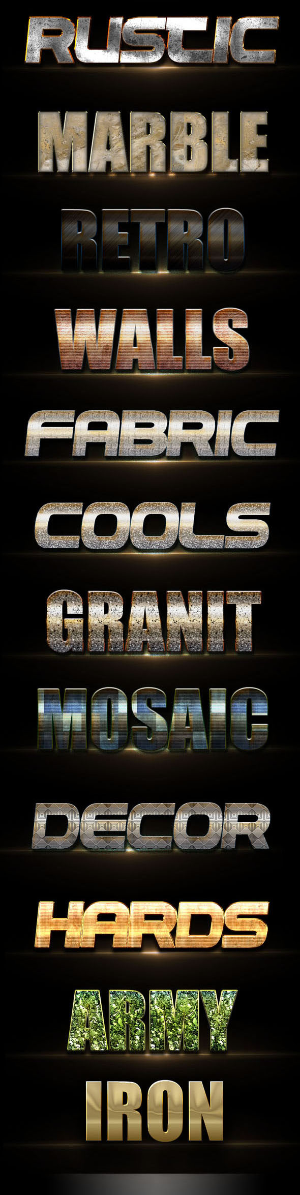 10 3D Text Styles D_4