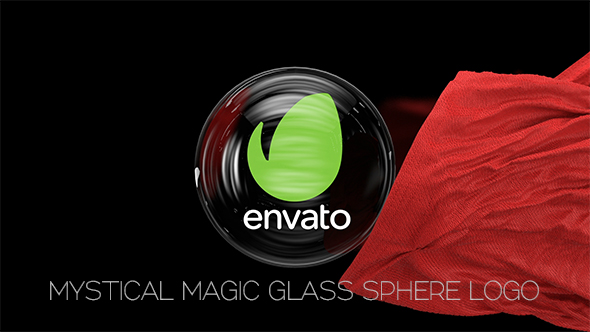 Mystical Magic Glass Sphere Logo