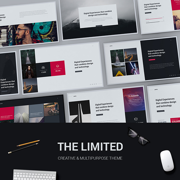 Limited - Creative & Modern Powerpoint Template - Creative PowerPoint Templates