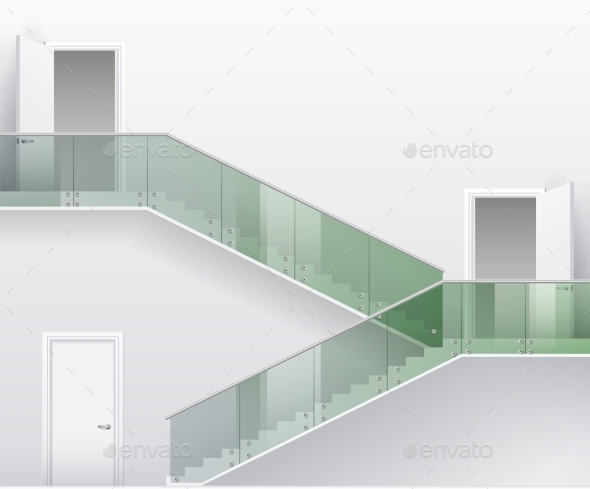 GraphicRiver Stairs and Doors 20403643