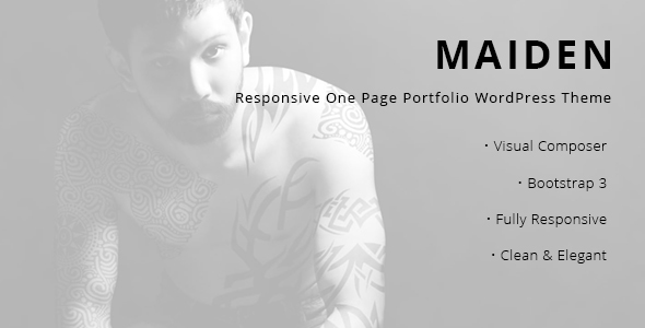 Maiden - Responsive One Page Portfolio WordPress Theme