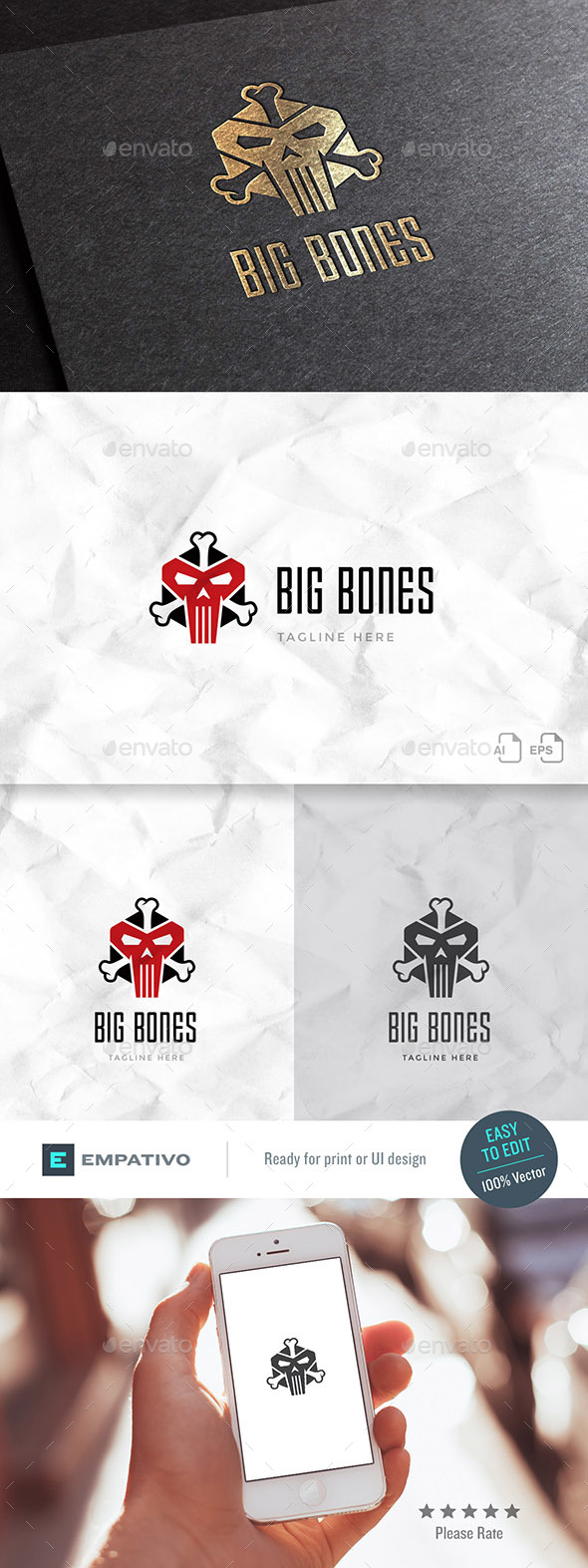 Big Bones Logo Template - Symbols Logo Templates