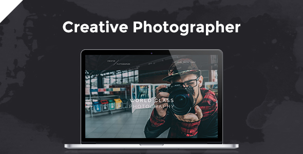 Creative Photographer PSD - ThemeForest 19438861