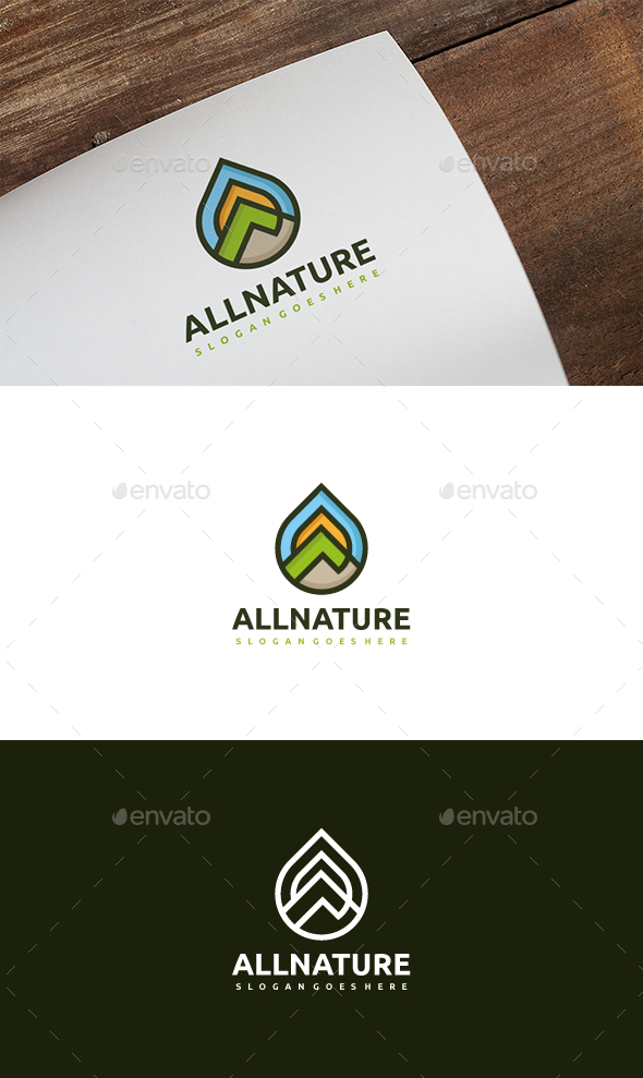 Nature and Mountain Logo - Nature Logo Templates
