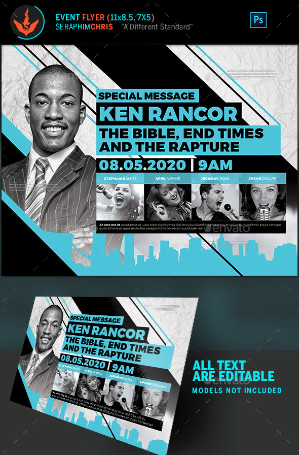 Sermon Title Church Flyer Template - Church Flyers