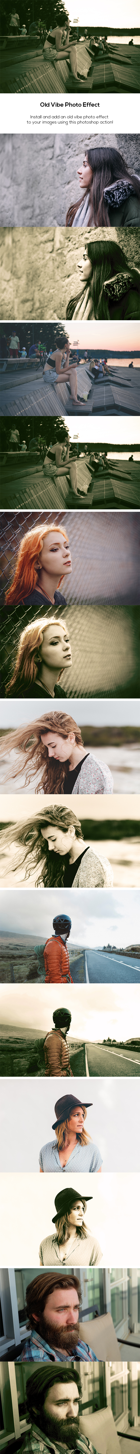 Old Vibe Photo Effect - Photo Effects Actions