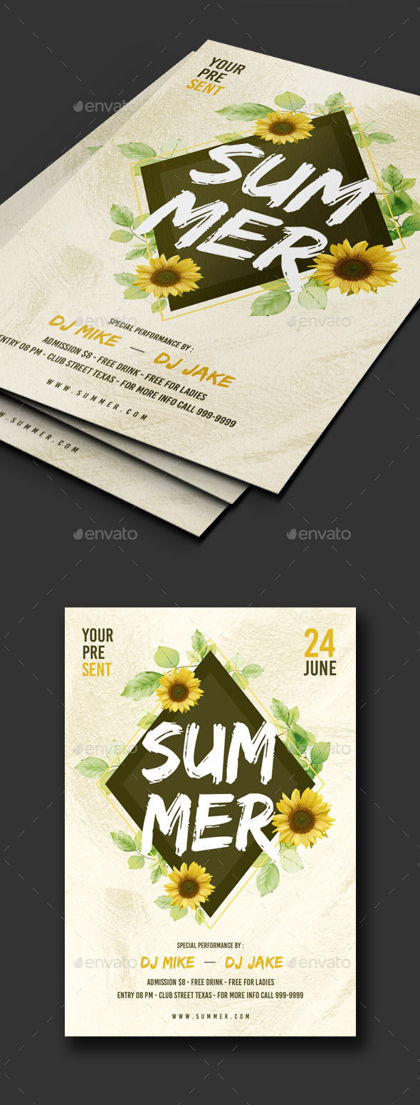 Summer Flyer - Holidays Events