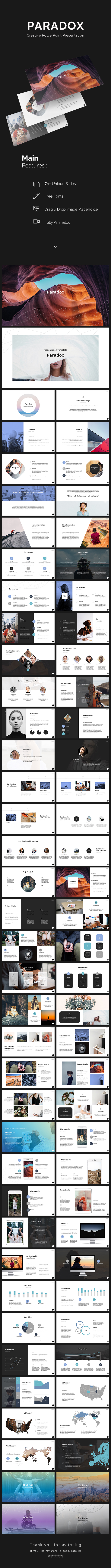 Paradox PowerPoint Template - PowerPoint Templates Presentation Templates