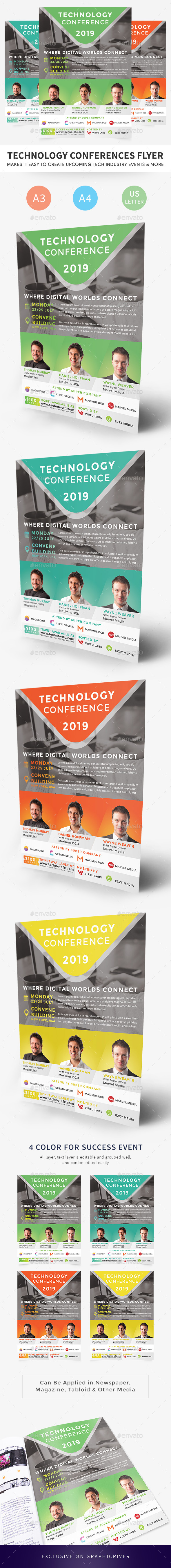 Technology Conferences Flyer - Corporate Flyers