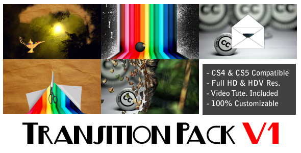 Transition Pack V1 - VideoHive 231859
