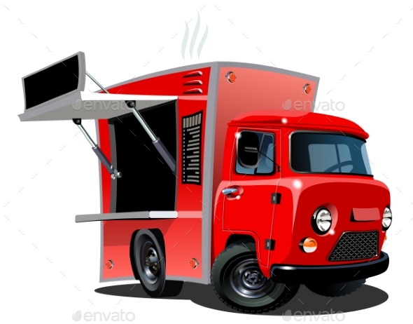 Cartoon Food Truck