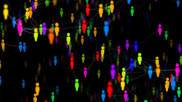 Social Connection Of Different Peoples with Plexus Lines alt