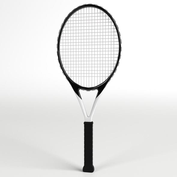 Tennis Racket 2 - 3DOcean Item for Sale