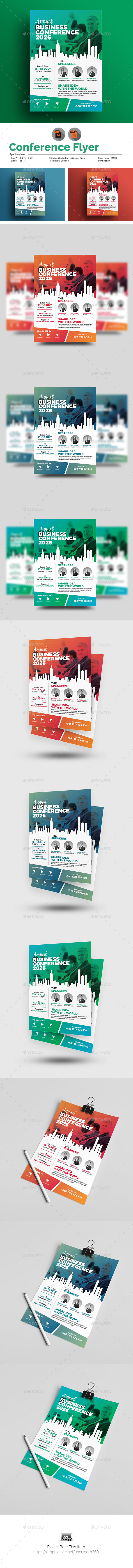 business conference flyer
