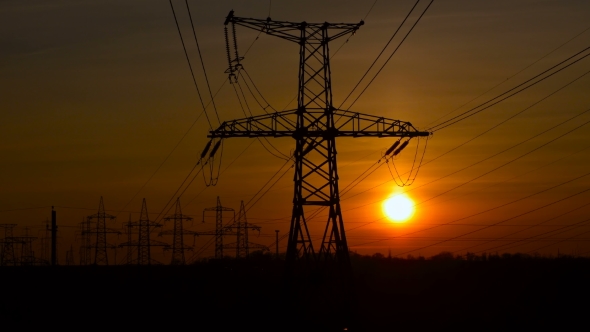 High-voltage Power Line alt