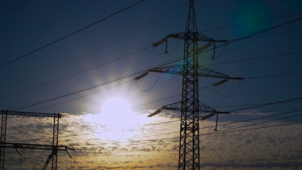 High-voltage Power Line alt