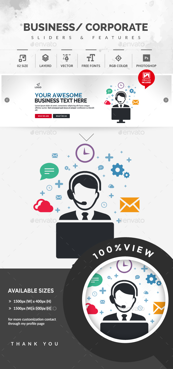 Sliders - Sliders & Features Web Elements