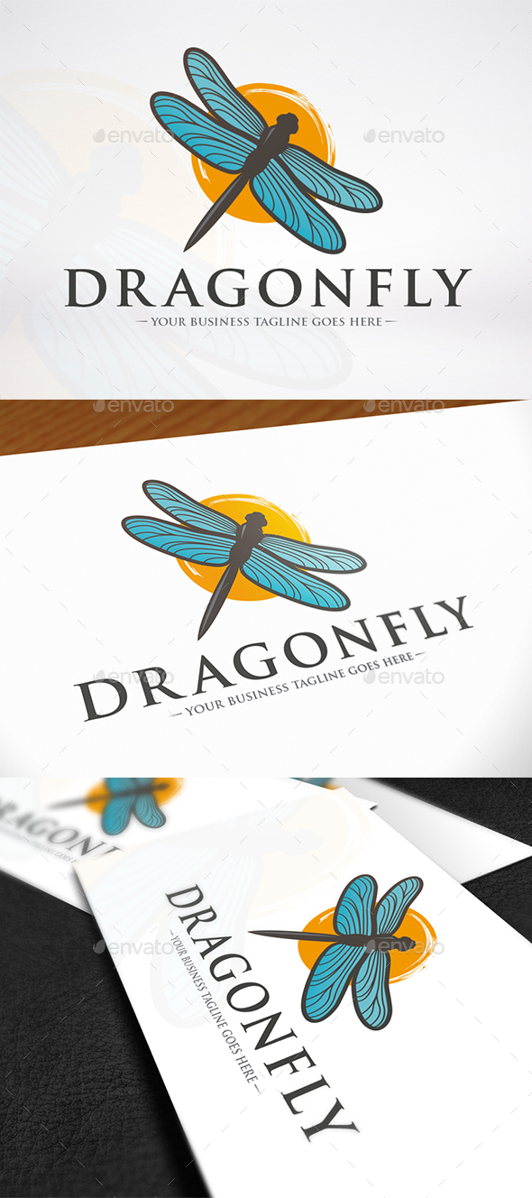 Dragonfly Creative Logo Template - Animals Logo Templates