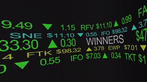 Stock Market Winners Top Performing Companies Shares Best Buys 3d Animation alt