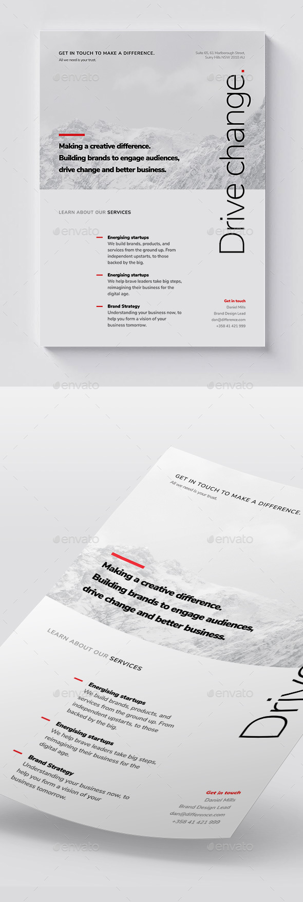 Corporate Flyer A4 / Brochure / Minimal & Clean - Corporate Flyers