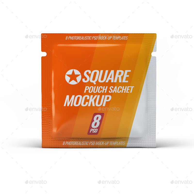 Download Square Pouch Sachet Mock Up By L5design Graphicriver