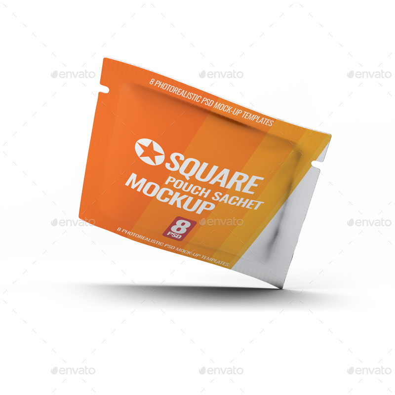 Download Square Pouch Sachet Mock-Up by L5Design | GraphicRiver