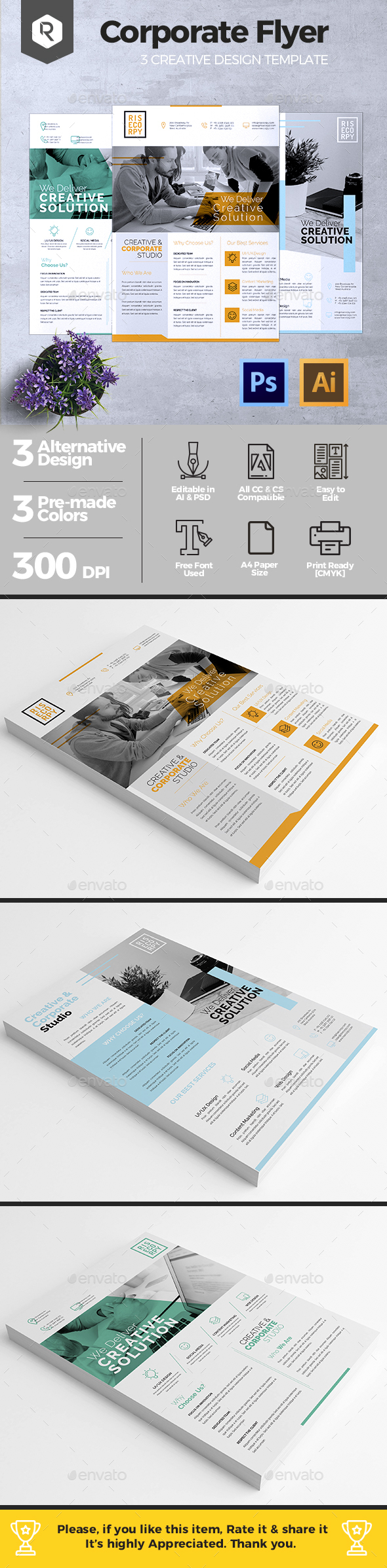 Creative Corporate Flyer Vol. 02 - Corporate Flyers