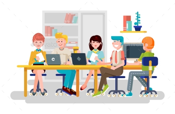 Business People Men and Women - Concepts Business