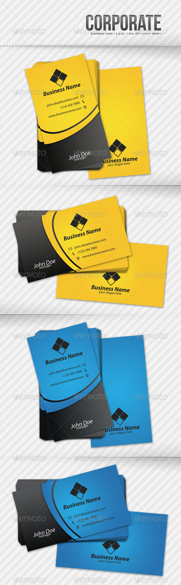 Corporate Business Card - Corporate Business Cards