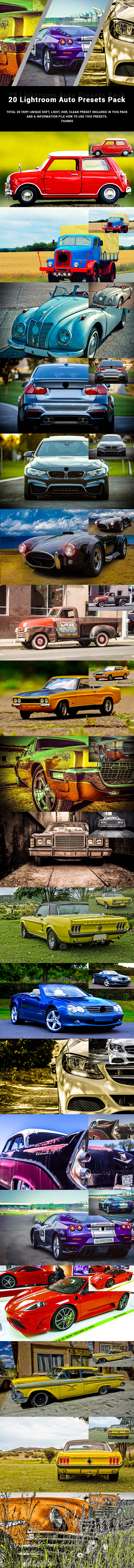 20 Auto Lightroom Presets - Lightroom Presets Add-ons