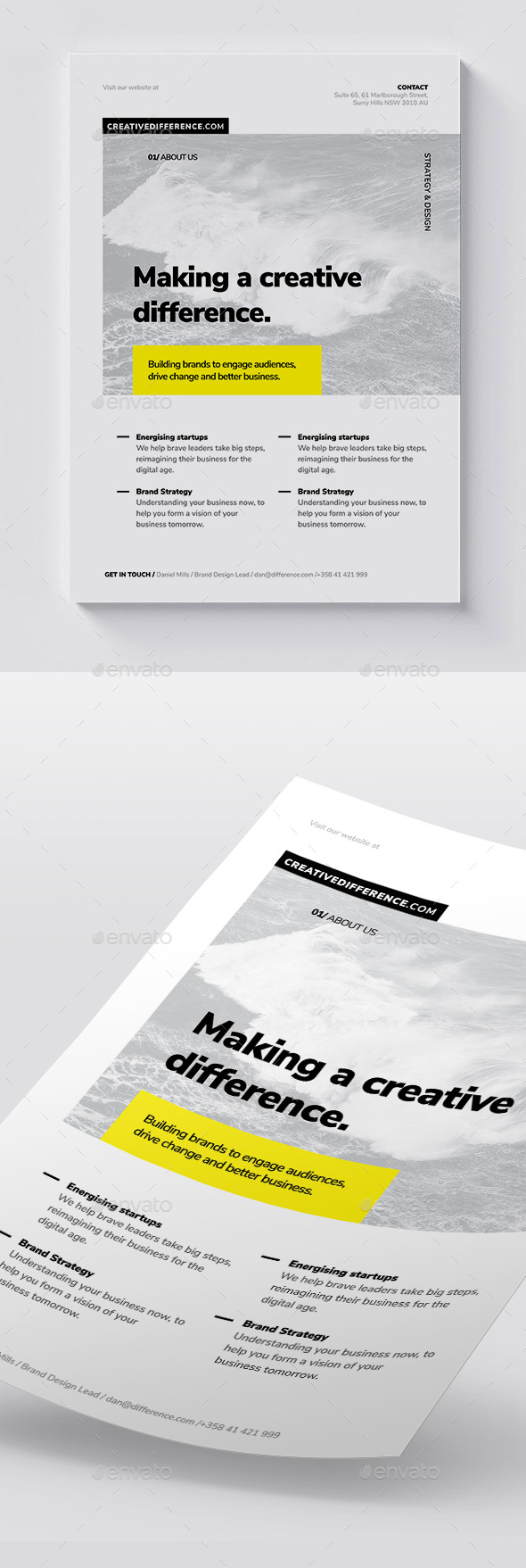 Corporate Flyer / Brochure Template - Corporate Flyers