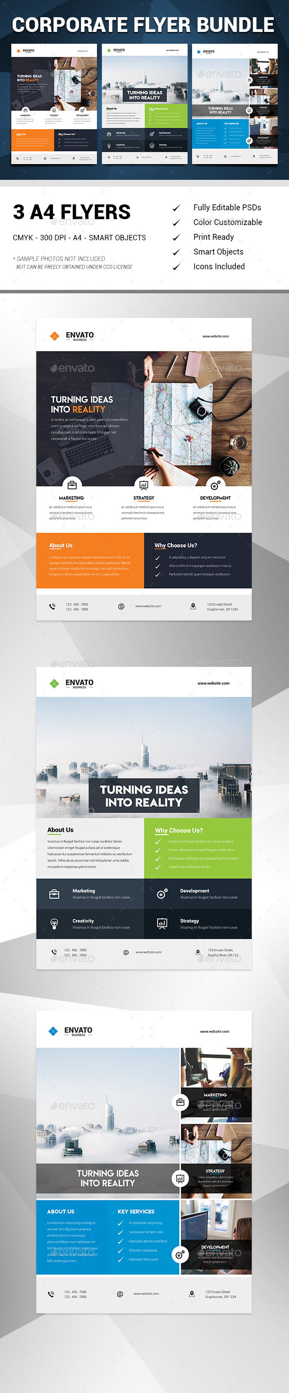 Corporate Business Flyer Bundle - Corporate Flyers