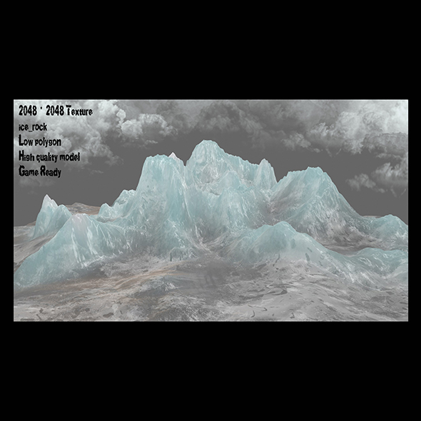 ice mountain - 3Docean 20415473