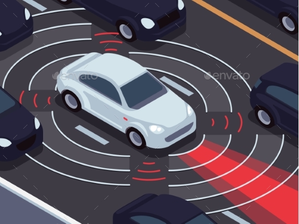 Vehicle Autonomous Driving Technology - Man-made Objects Objects
