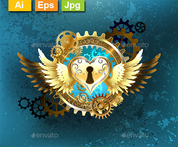 Closed Heart - Decorative Symbols Decorative